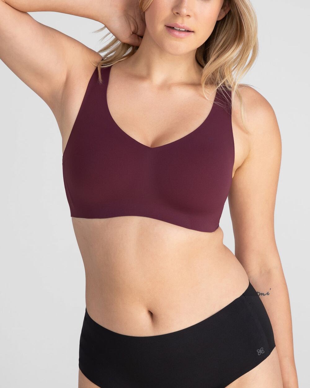 Honeylove SoftForm Pullover Wireless Bra in Fig Size Medium 36B/36C*EUC